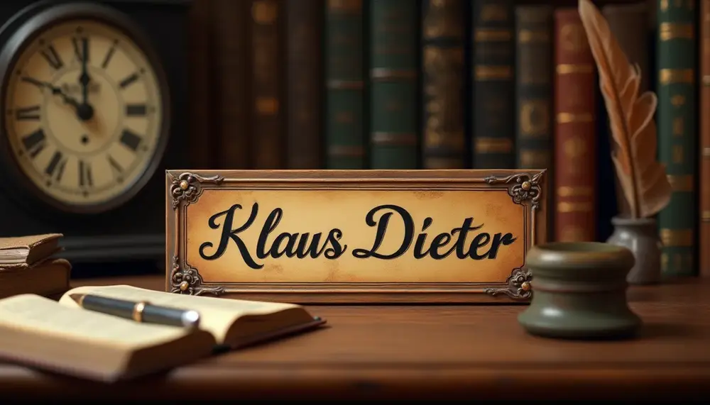 Klaus Dieter: Die Geschichte und Bedeutung eines klassischen Doppelnamens